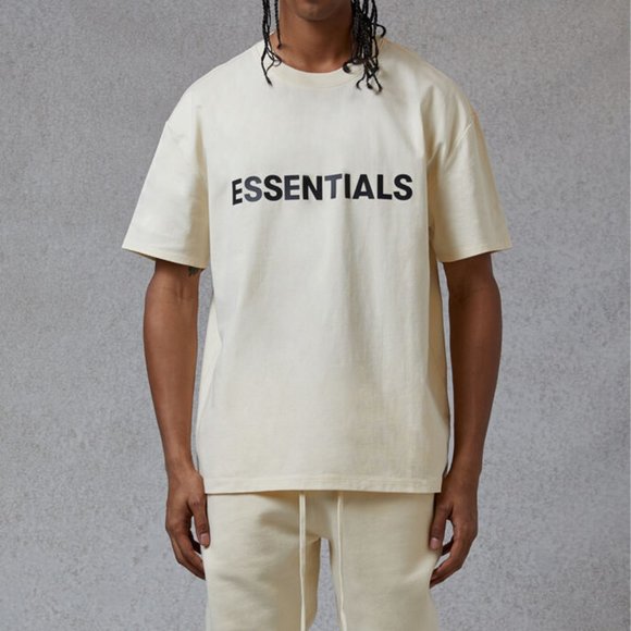 Fog essentials cream tee Clearance